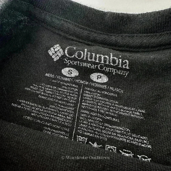 Columbia PFG Black Tee Shirt - Picture 4 of 5
